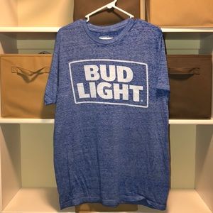 Bud Light Tee, size Large